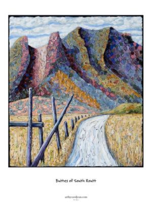 South Route county hills print