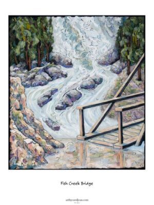 Print of Fish Creek Bridge Colorado